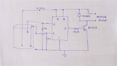 Automatic Water Level Controller Using IC 555 的图像结果