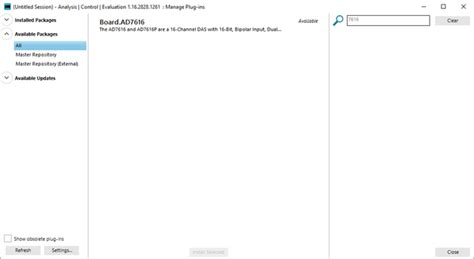 ACE Quickstart - Using ACE and Installing Plug-ins [Analog Devices Wiki]