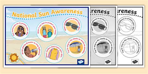 National Sun Awareness Week Display Poster