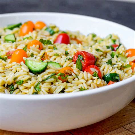 Summer Orzo Salad | Good in the Simple