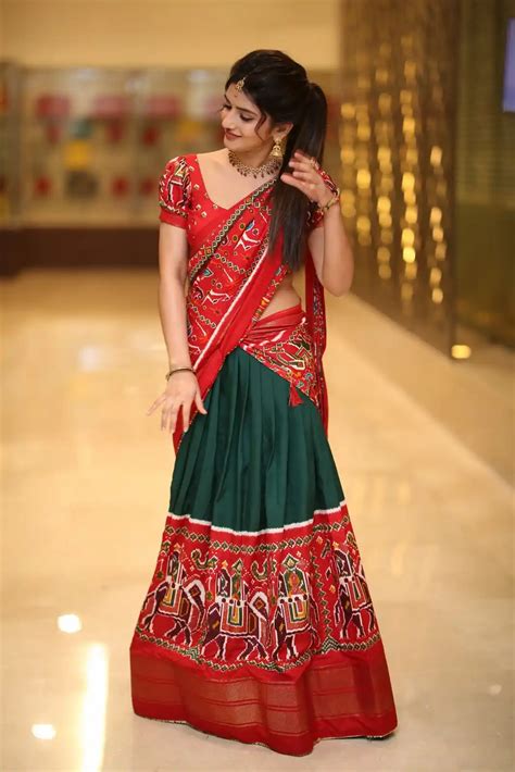 Sreeleela : భగవంత్ కేసరి సక్సెస్ సెలబ్రేషన్స్ లో.. హాఫ్ శారీలో శ్రీలీల ...