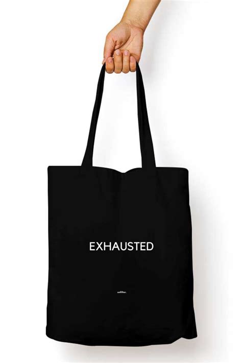 Exhausted Tote Bag – Unfilter