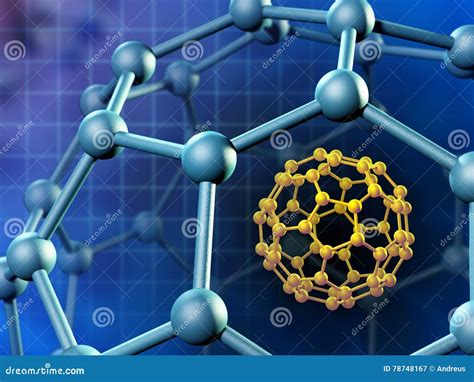 Buckyball stock illustration. Illustration of nanotube - 78748167
