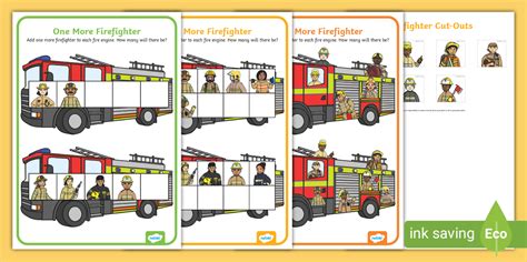 👉 One More Firefighter Activity | Twinkl (teacher made)