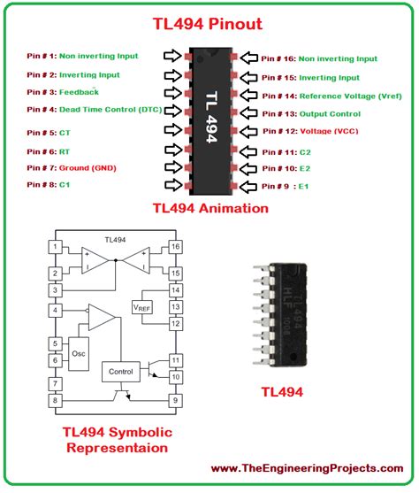 Tl494 Datasheet Tl494 Pdf Pinouts Circuit On Semiconductor Images