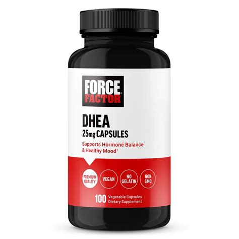 Force Factor DHEA -- 25 mg - 100 Vegetable Capsules - Vitacost