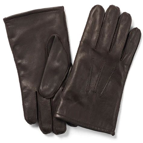 Edward Men's Leather Gloves - Brown by Failsworth in 2024 | Leather men ...