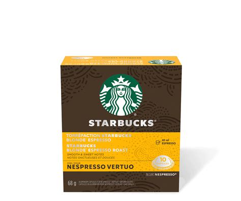 Blonde Espresso Roast for Nespresso Vertuo | Starbucks® at Home