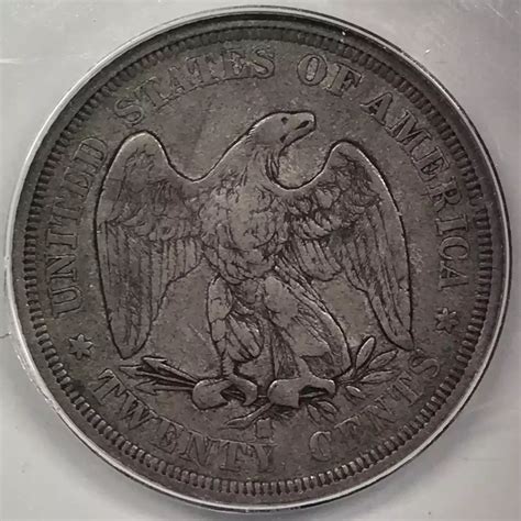 1875-S Seated Liberty Twenty Cent Piece (20c) ANACS VF-20 S/S MPD-002 ...