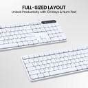 Portronics Ki-Pad 3 USB Wired Keyboard, Noise-free Typing, Large Keys ...