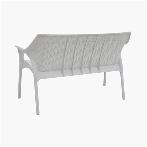 Buy Abigail Polypropylene Outdoor Loveseat - White from Home Centre at ...