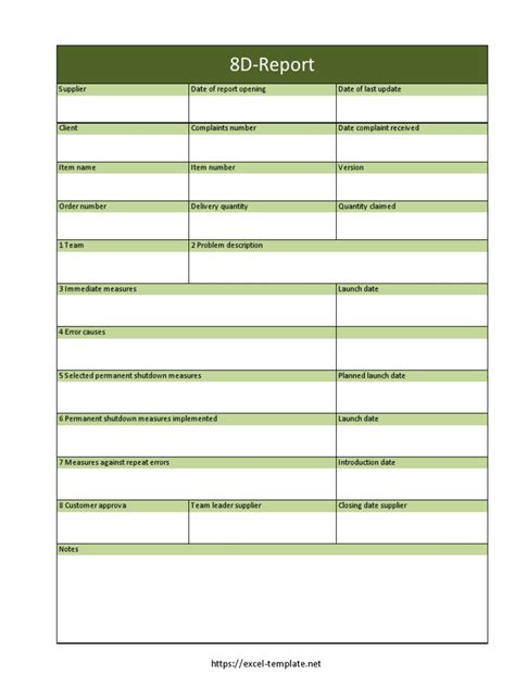 Image result for 8D Report Explained