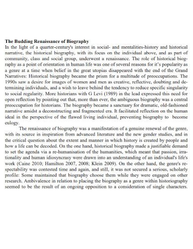 Narrative Biography Examples 的图像结果