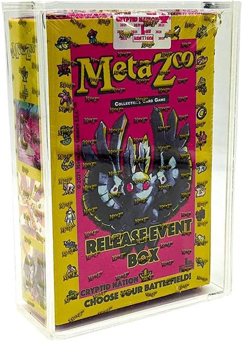 Buy Select Supply Acrylic Display Case For Metazoo TCG Release Event ...