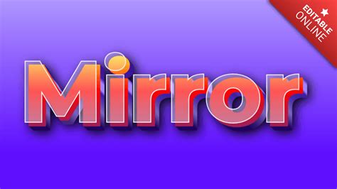 Image result for Mirrow Image Text