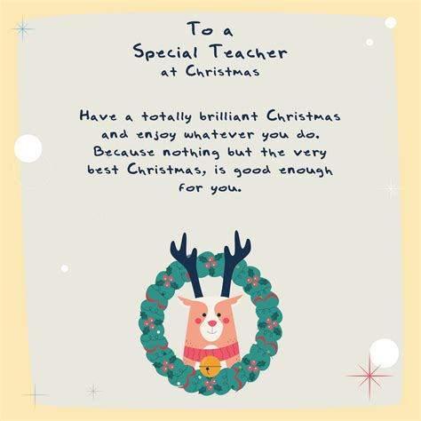 Teacher Christmas Cards - 12 Free PDF Printables | Printablee