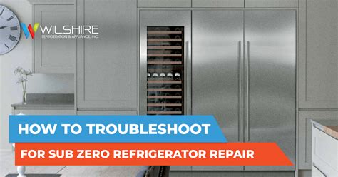 Image result for Sub-Zero Refrigerator Troubleshooting Guide