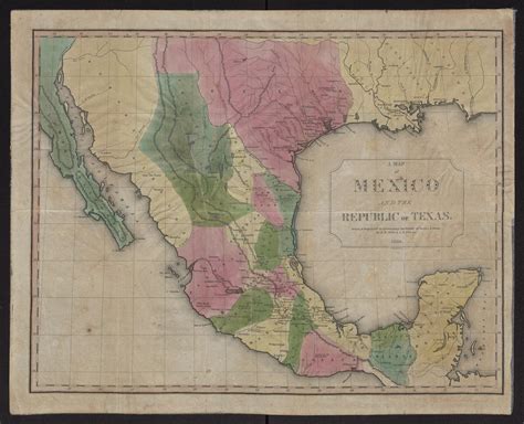 A Map of Mexico and the Republic of Texas - The Portal to Texas History