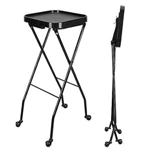 STYLANCE Salon Folding Tray, Color Service Tray,Rolling trolley for ...