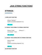 Image result for Java String Functions