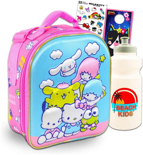 Amazon.com: Hello Kitty Lunch Box Set for Girls - Bundle with Hello ...