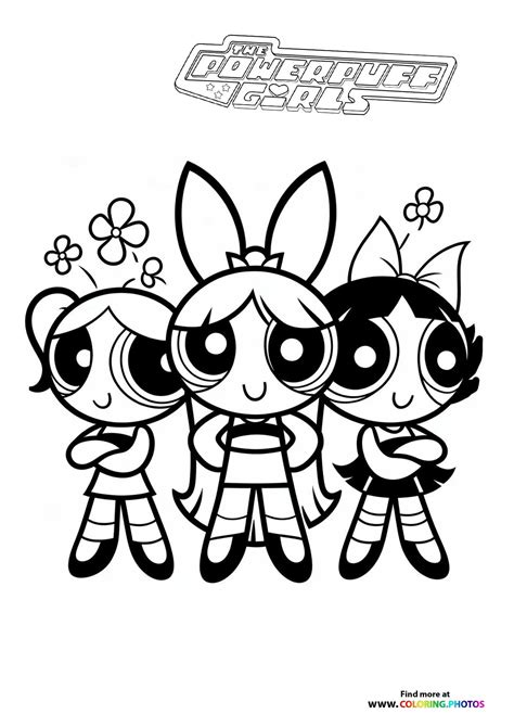 Blossom from Powerpuff Girls - Coloring Pages for kids