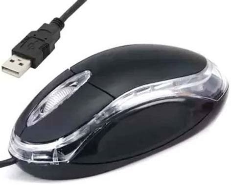 Mobtude Wired Optical Mouse, Led Tracking, Scrolling Wheel, Plug and ...