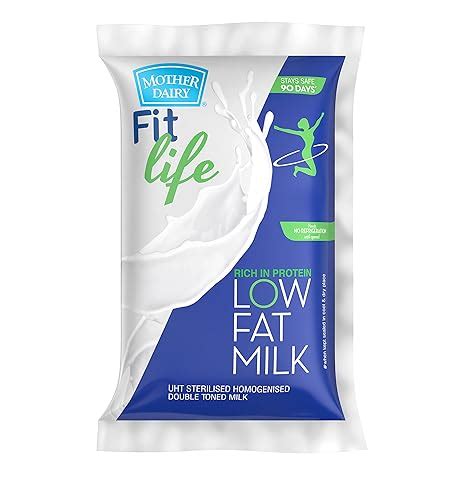 Mother Dairy UHT Fit Lite ESL Milk, 450ml : Amazon.in: Fashion