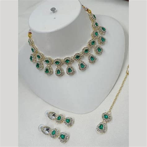 NAFJ Kundan Choker Necklace Set – JewelEMarket