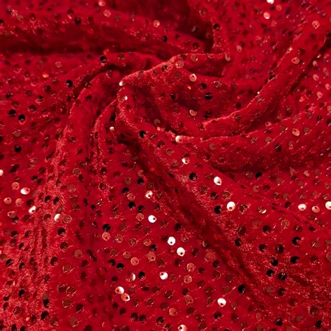 Sequin Velvet Fabric | Designer Velvet with Sequin Work
