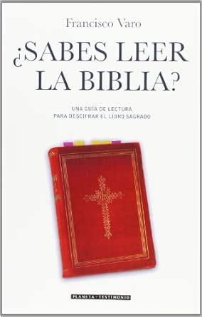 Buy Sabes Leer La Biblia?/do You Know How to Read the Bible Book Online ...