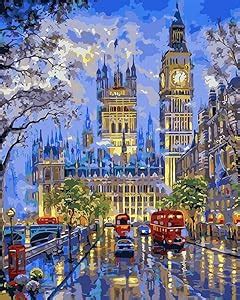 TULIP N TURTLE Big Ben Diy Acrylic Paint By Number Kit For Adults ...