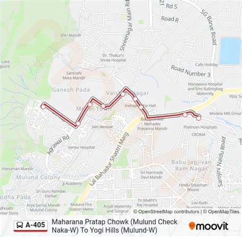 A405 Route: Schedules, Stops & Maps - Yogi Hills (Mulund-W) (Updated)
