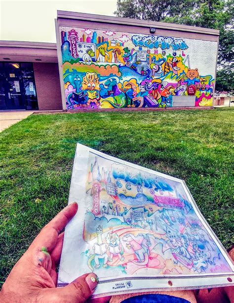 Beard Elementary School Mural -Art-Apparel-Decor