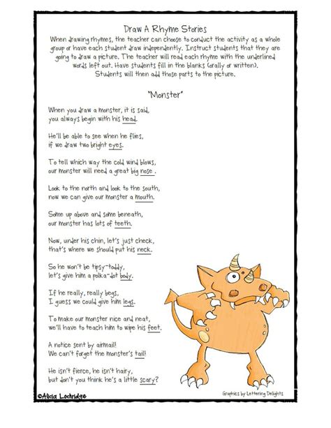 Draw a Rhyme and Rhyme-Away Stories.pdf - Google Drive | Rhyming ...
