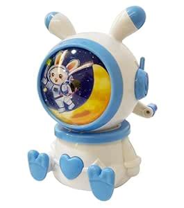 Wenlly Hand Crank Manual Pencil Sharpener, self-Feeding, Cute White ...