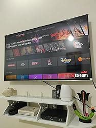 SS ARTS Engineered Wood TV Set Top Box & WiFi Router Stand DVD Stand ...