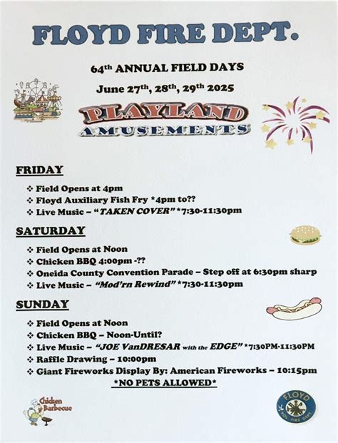 Taken Cover Rockin the Floyd Field Days, Floyd Volunteer Fire ...