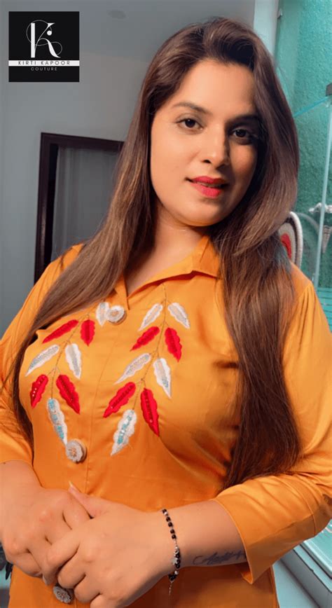 Mustard Hand-Embroidered Co-ord Set - Kirti Kapoor Couture