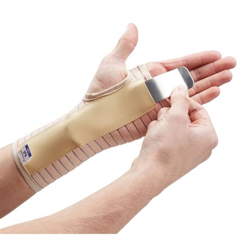 (Small Left, Beige) Actesso Breathable Wrist Support Brace Splint: Ideal for Carpal Tunnel ...