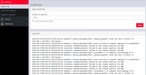System Log Data 的图像结果
