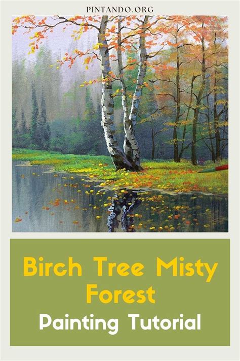Image result for Tutorial Acrylic Fall Forest