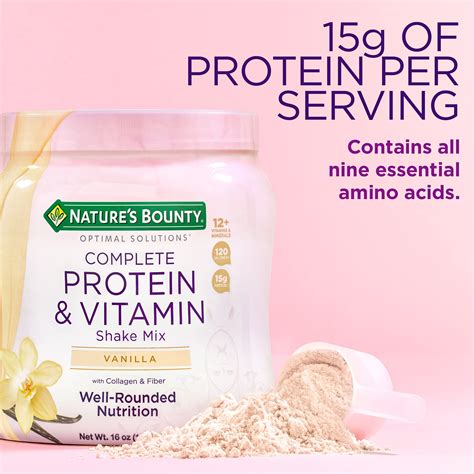 Buy Protein Powder with Vitamin C by Nature's Bounty Optimal Solutions ...