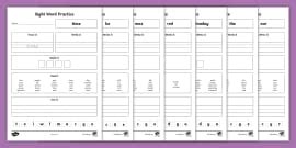 Functional Sight Words: Bingo Games
