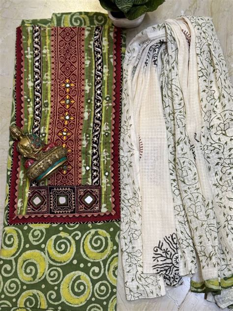 Pure mul cotton kurta ,Kota doriya dupatta with cotton bottom – Reva ...