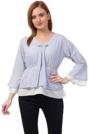 Frock Styled Half-Half with Double Layered Top in Vertical Style (Large ...