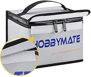 HOBBYMATE Lipo Battery Safe Bag Fireproof - for Lipo Battery Charging ...