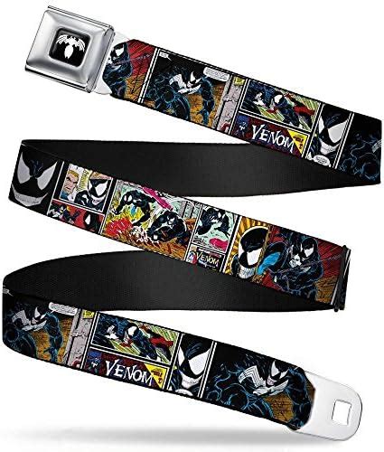 Buy Buckle-Down Seatbelt Belt - Venom Comic Book Panels - 1.5" Wide ...