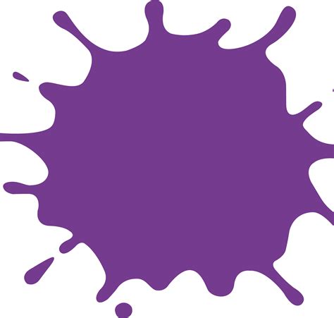 Purple Splat Transparent & Png Clipart Free Download - Nickelodeon ...