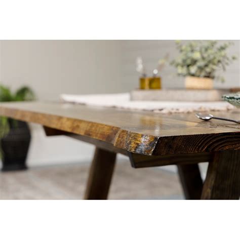 Live Edge Unfinished Pine Rectangle Craft table top ( 1.4375-in x 7-in ...